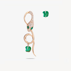 MALAFEMMINA DEMI PAVE' EARRINGS MALAFEMMINA DEMI PAVE' EARRINGS