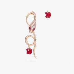MALAFEMMINA DEMI PAVE' EARRINGS MALAFEMMINA DEMI PAVE' EARRINGS