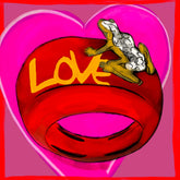 Serigrafia Happy Frog Love