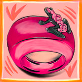 Serigrafia Happy Frog Fucsia