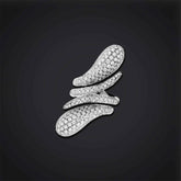 ANELLO ELIKA DOPPIO PAVE DI DIAMANTI