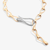 CATENA ELIKA MAGLIE GRANDI CON PAVE