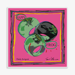 HAPPY FROG SILK CARRE' 70X70 HAPPY FROG SILK CARRE' 70X70