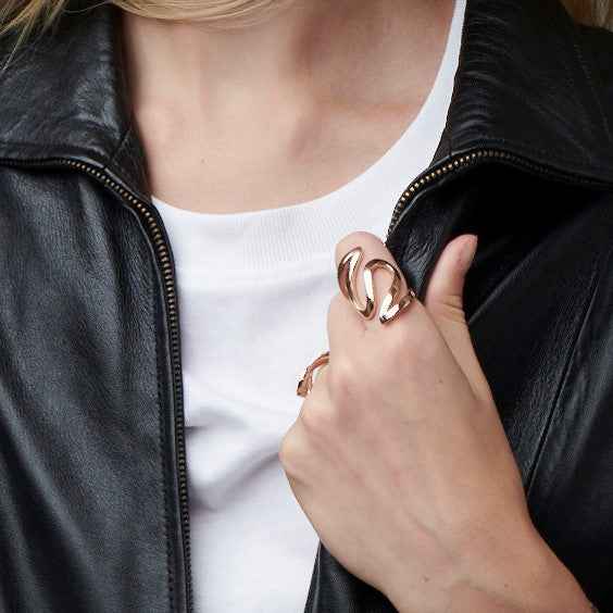 ANELLO IVY DOPPIO IN ORO ANELLO IVY DOPPIO IN ORO