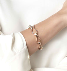 BRACCIALE ELIKA MAGLIE GRANDI CON PAVE' BRACCIALE ELIKA MAGLIE GRANDI CON PAVE'