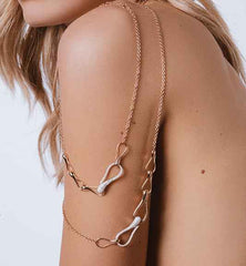 COLLANA ELIKA SAUTOIR CON PAVÉ COLLANA ELIKA SAUTOIR CON PAVÉ