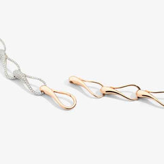 BRACCIALE ELIKA MAGLIE GRANDI 3 PAVE' BRACCIALE ELIKA MAGLIE GRANDI 3 PAVE'
