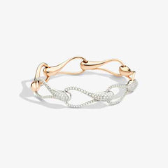 BRACCIALE ELIKA MAGLIE GRANDI 3 PAVE' BRACCIALE ELIKA MAGLIE GRANDI 3 PAVE'