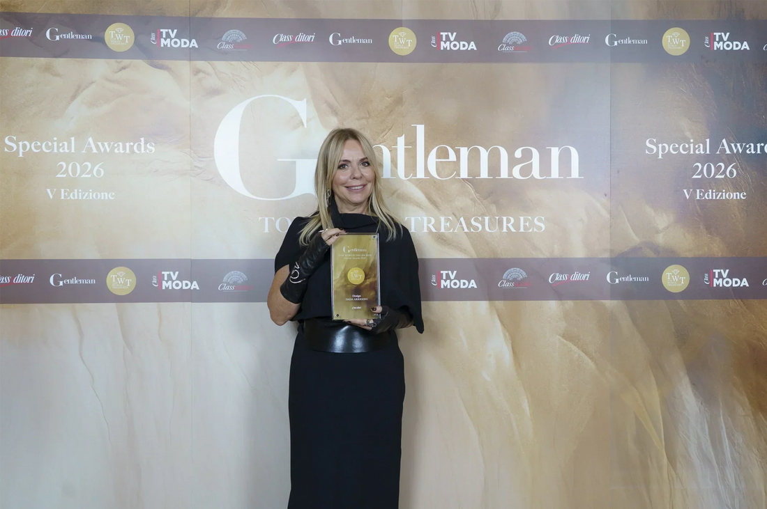 Dada Arrigoni premiata al Gentleman TWT – Top World Treasures 2025 - Dada Arrigoni