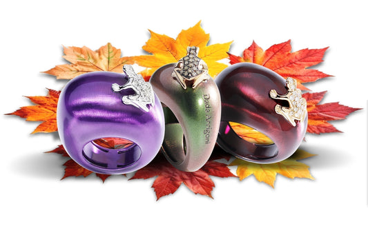 Happy Frog si veste d’autunno: Burgundy, Verde Cangiante e Ametista per la nuova stagione - Dada Arrigoni