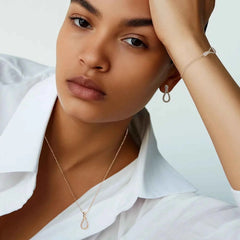 COLLANA ELIKA MINI ONE PAVÉ DIAMANTI