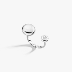 ANELLO GLAMOUR BOULE PICCOLA PAVE'