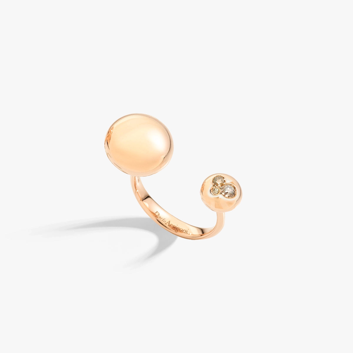 ANELLO GLAMOUR BOULE PICCOLA PAVE'