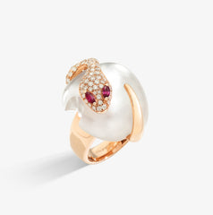 ANELLO MALAFEMMINA PICCOLO DEMI PAVÉ