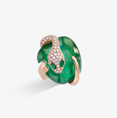 ANELLO MALAFEMMINA PICCOLO DEMI PAVÉ