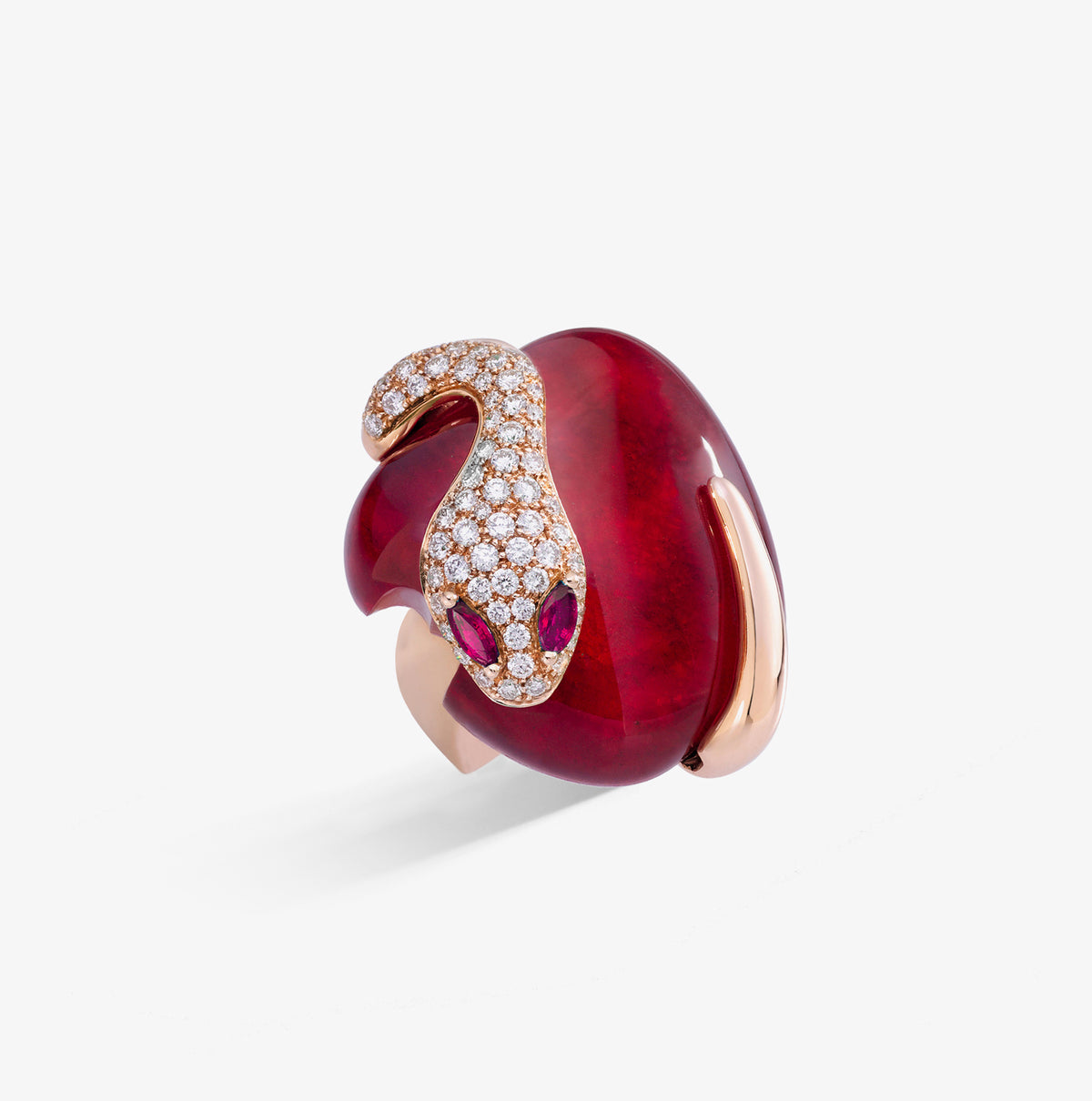 ANELLO MALAFEMMINA PICCOLO DEMI PAVÉ