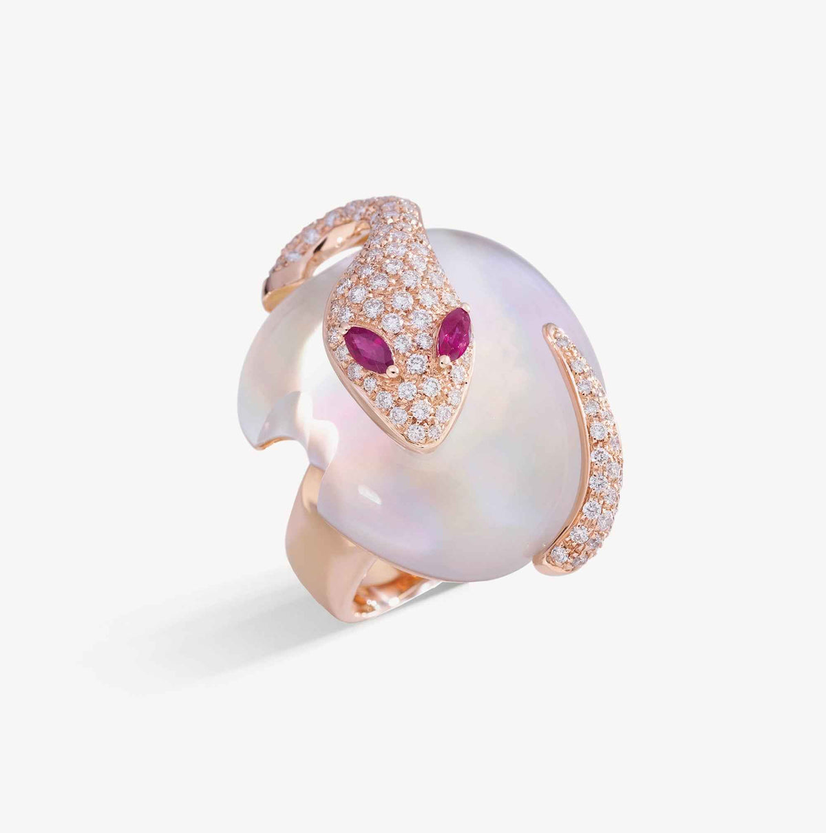 ANELLO MALAFEMMINA GRANDE CON PAVE'