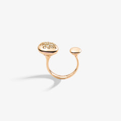 ANELLO GLAMOUR BOULE GRANDE PAVE'