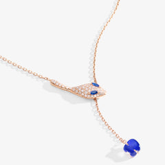 COLLANA MALAFEMMINA Y-SHAPE CON PAVE'