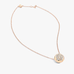 COLLANA GLAMOUR CON BOULE GRANDE PAVE'