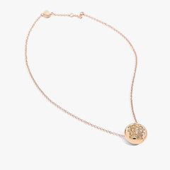 COLLANA GLAMOUR CON BOULE GRANDE PAVE'