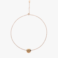 COLLANA GLAMOUR CON BOULE GRANDE PAVE'