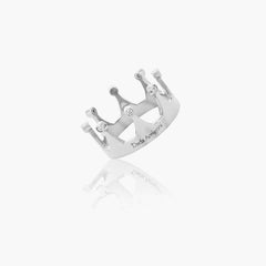 PRINCESS RING WITH DIAMONDS