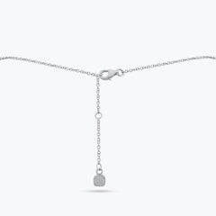 PRINCESS PAVE DIAMOND NECKLACE