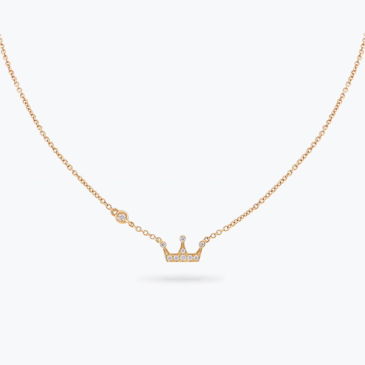 PRINCESS PAVE DIAMOND NECKLACE