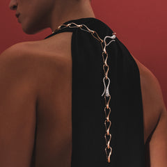 CATENA ELIKA MAGLIE GRANDI CON PAVE