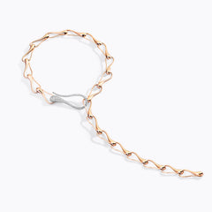 ELIKA LARGE LINK CHAIN WITH PAVÉ
