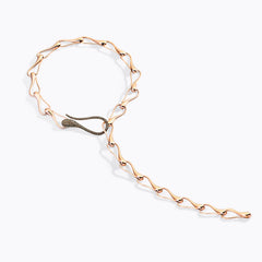 ELIKA VL CHAIN LARGE LINKS WITH PAVE