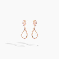 ORECCHINI ELIKA PICCOLI CON PAVÉ