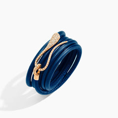 BRACCIALE ELIKA IN PELLE CON PAVE