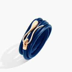 BRACCIALE ELIKA IN PELLE CON ORO