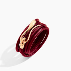 BRACCIALE ELIKA IN PELLE CON ORO