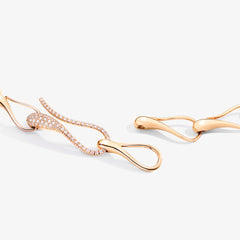BRACCIALE ELIKA MAGLIE GRANDI CON PAVE'