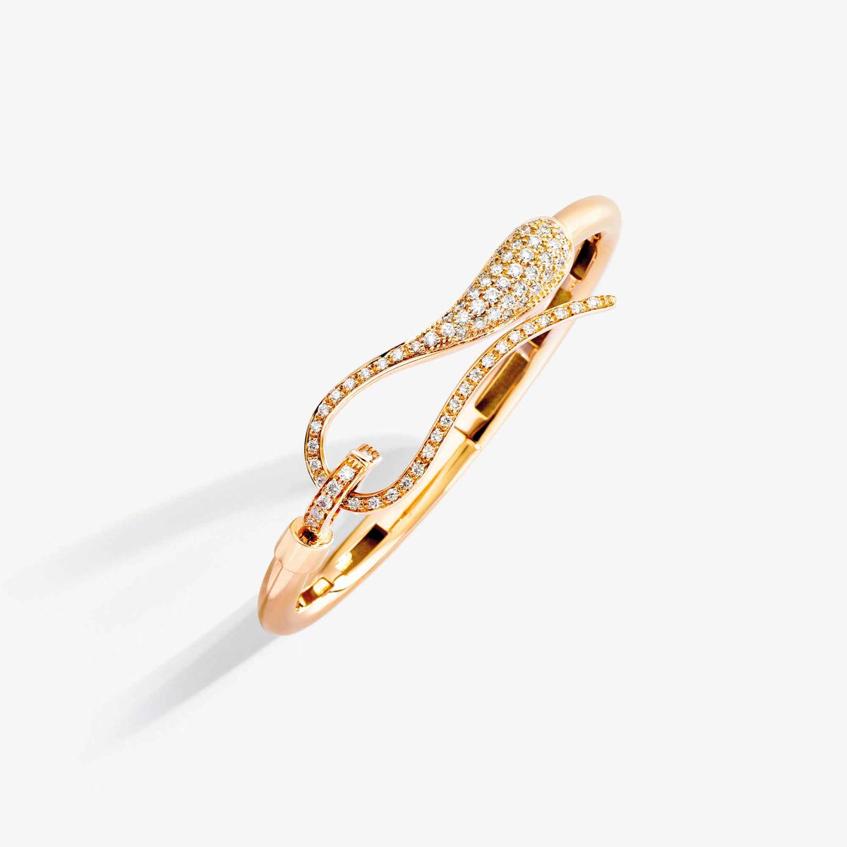 BRACCIALE ELIKA RIGIDO CON PAVE'