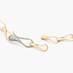 BRACCIALE ELIKA MAGLIE GRANDI CON PAVE'