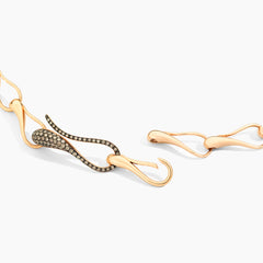 BRACCIALE ELIKA MAGLIE GRANDI CON PAVE'