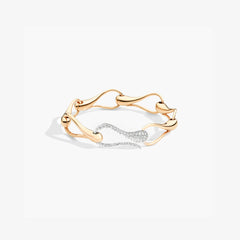 SMALL LINK BRACELET WITH DIAMONDS