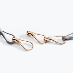 ELIKA MINI ONE NECKLACE 1.5 CM PAVÉ
