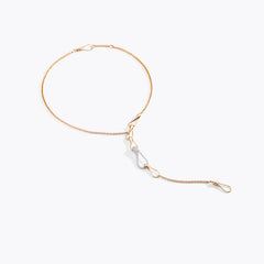 ELIKA YSHAPE LIGHT NECKLACE WITH PAVÉ