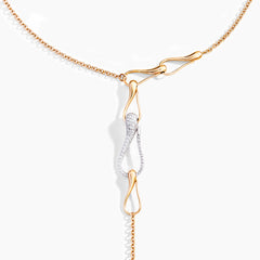 COLLANA ELIKA YSHAPE LIGHT CON PAVÉ