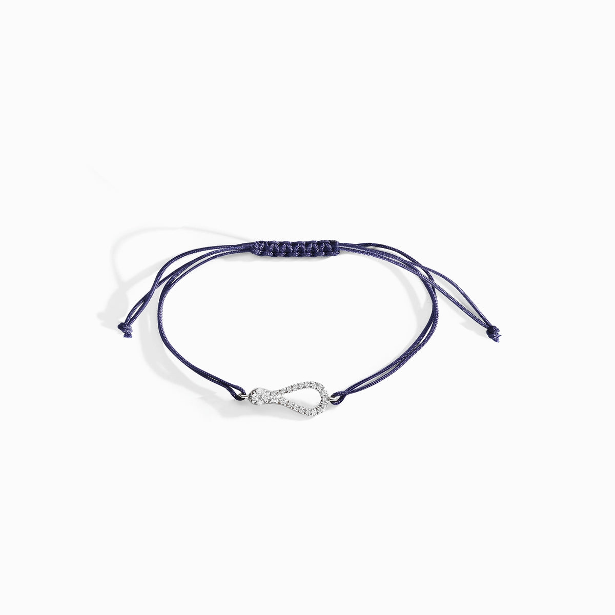 BRACCIALE MINI ONE PAVE CON CORDINO