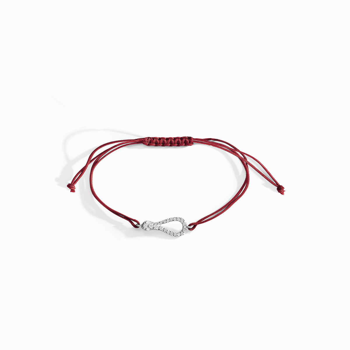 BRACCIALE MINI ONE PAVE CON CORDINO