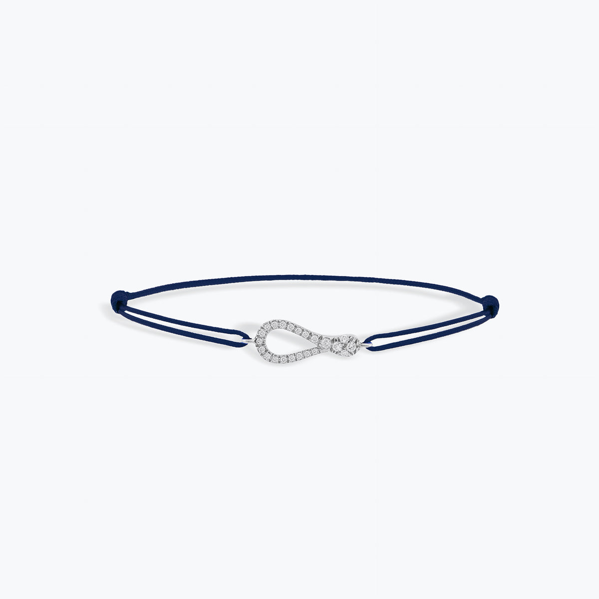 BRACCIALE MINI ONE PAVE CON CORDINO