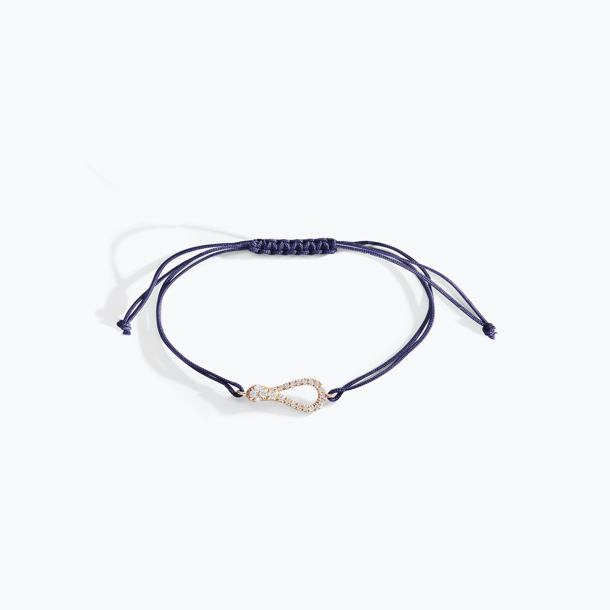 BRACCIALE MINI ONE PAVE CON CORDINO