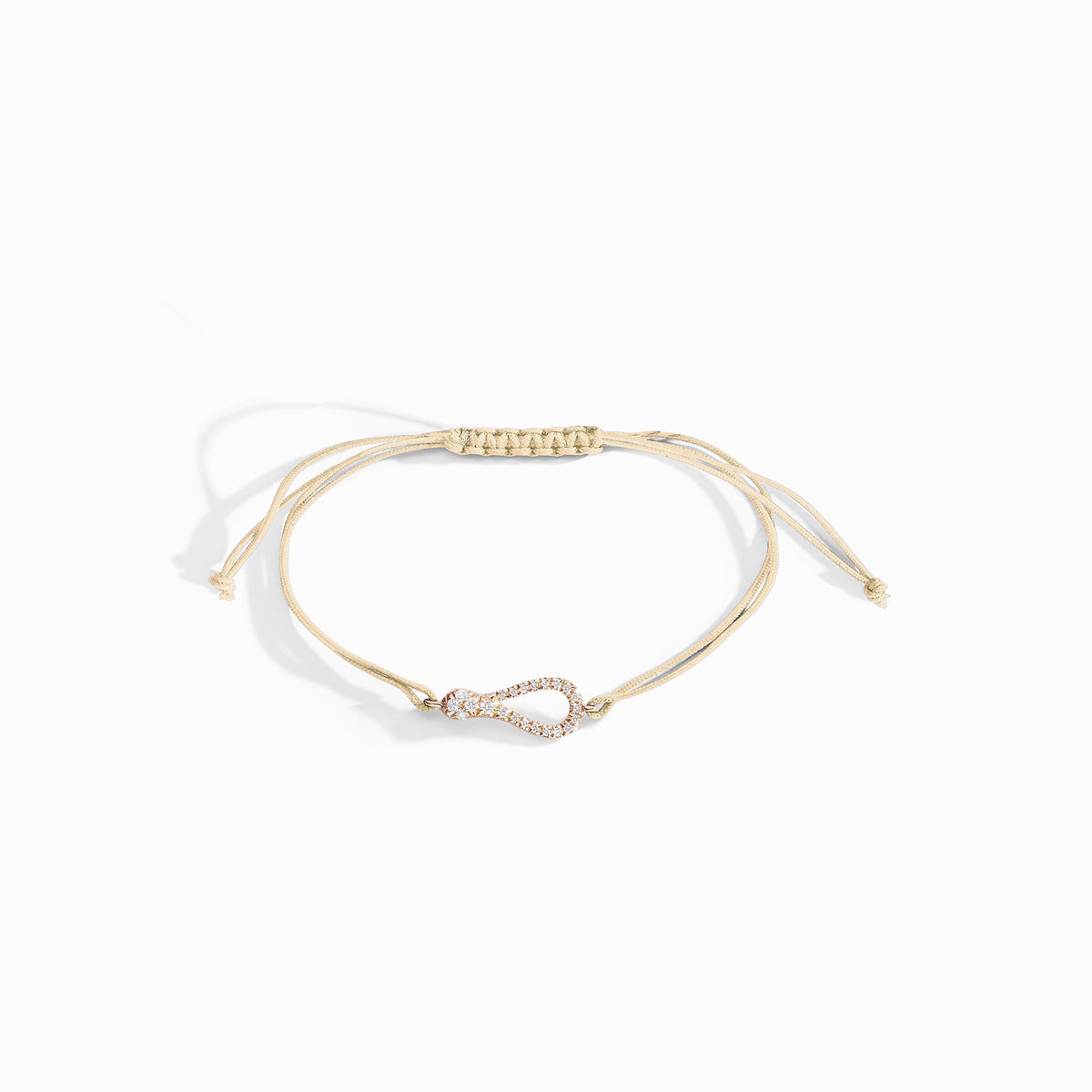 BRACCIALE ELIKCA MINI ONE PAVE CORDINO