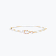 BRACCIALE MINI ONE PAVE CON CORDINO